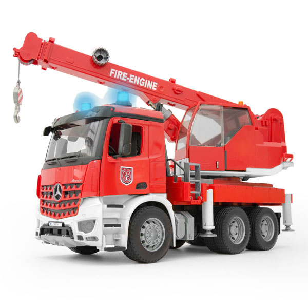 Mercedes Arocs Feuerwehr mit Kran und Licht-Sound-Modul 03675
